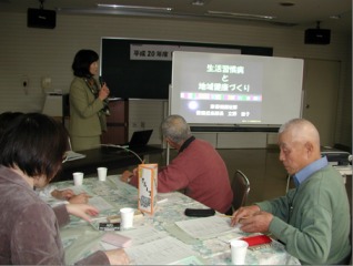 立野保健担当部長の講話