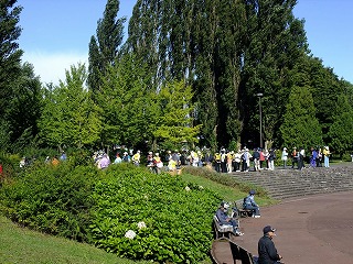 解散・集合場所の伏古公園