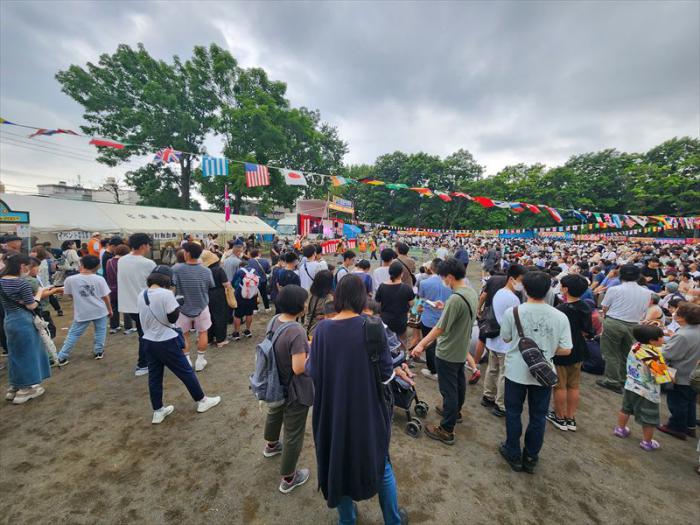 美香保夏まつり会場