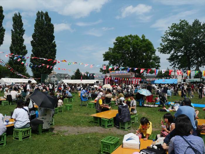 美香保夏まつり会場