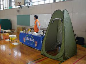 札幌市防災協会による展示