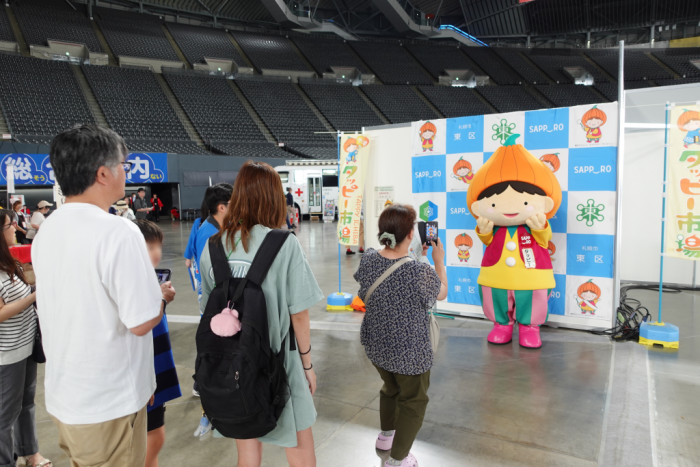 撮影中のタッピー