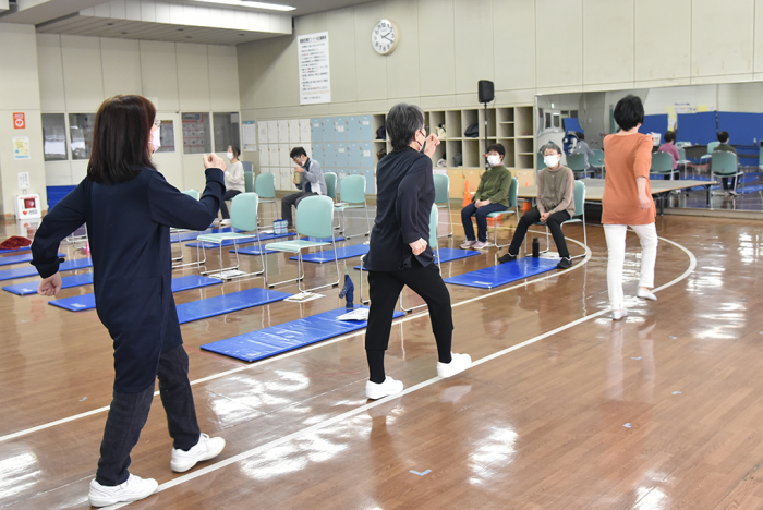 ウオーキングの様子
