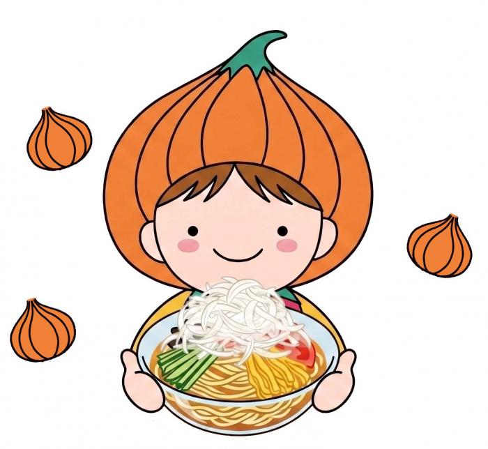 冷やし中華を差し伸べるタッピー
