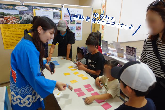 絵合わせ神経衰弱ゲームの様子