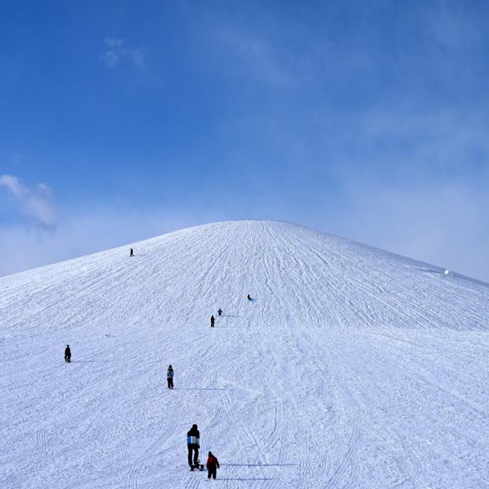 モエレ沼公園の山の景色