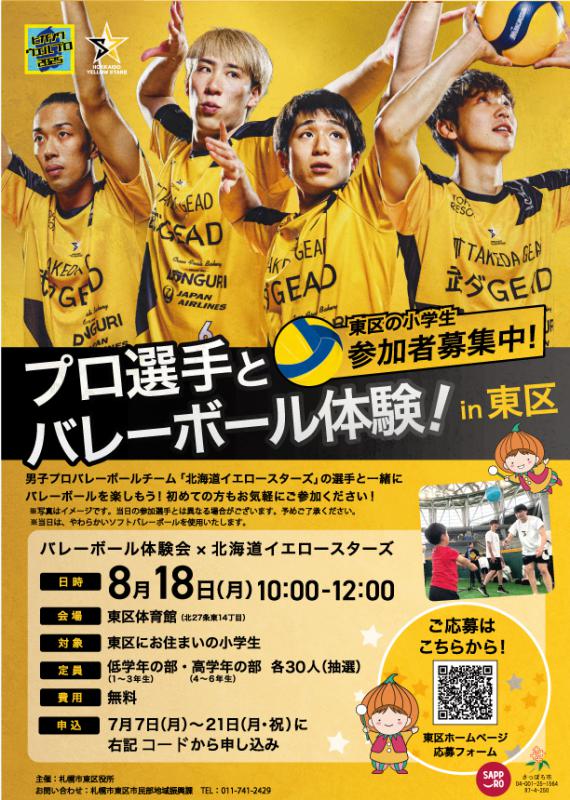 イエロースターズのチラシ