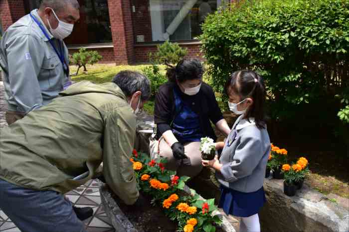 丘珠連合町内会の作業の様子