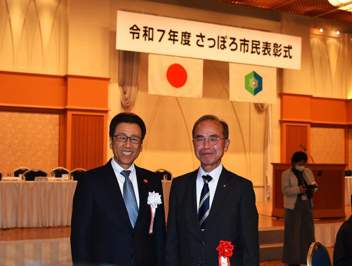 秋元市長と記念撮影