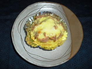 タマネギとツナのチーズ焼きの写真