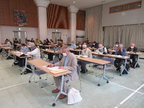 交通安全運動推進委員会定期総会の様子
