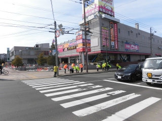 R3春の交通安全運動栄西地区