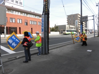 R3春の交通安全運動栄東地区