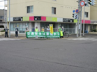 交通安全運動の様子