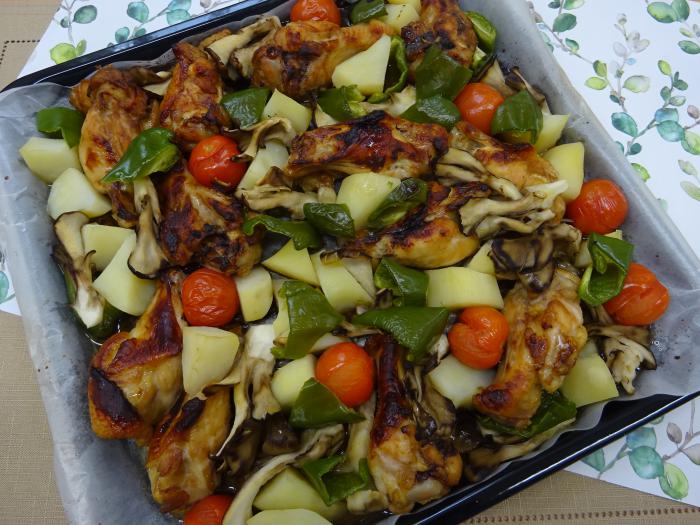 手羽元のオーブン焼きの写真