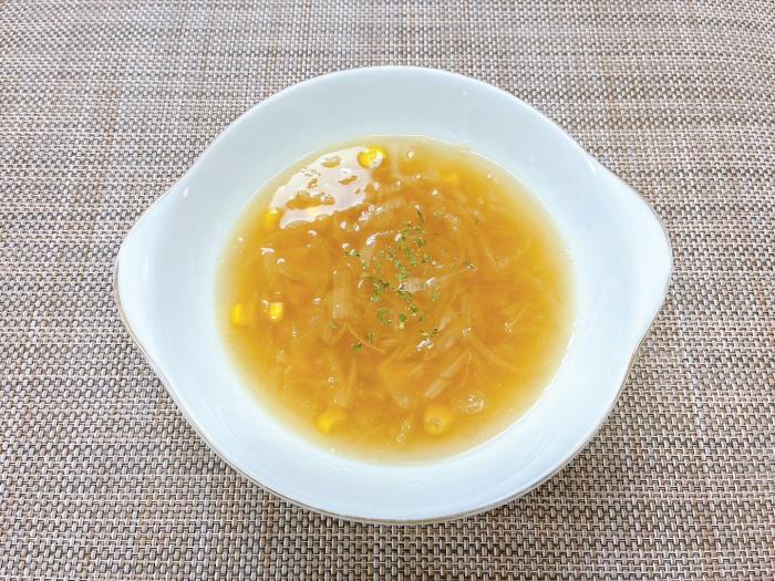 オニオンコーンスープの写真