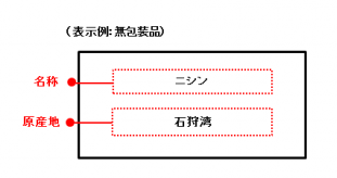 生鮮食品（水産物）の表示例1