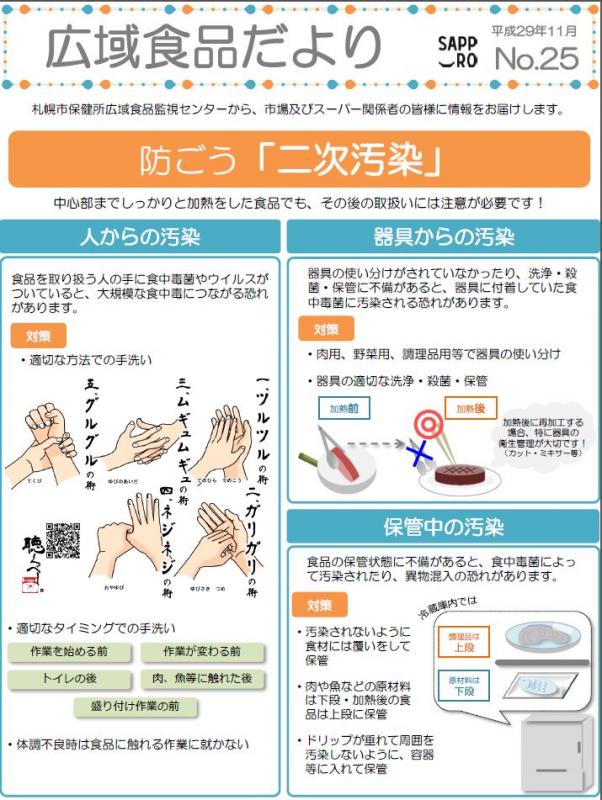 広域食品だより第25号表紙