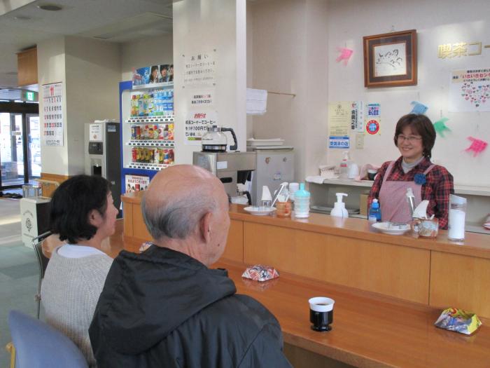 札幌市清田老人福祉センター喫茶コーナーの外観