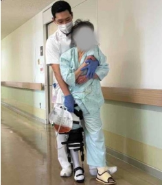 脳血管疾患患者に対する装具歩行練習
