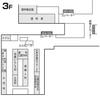 3階外来配置図