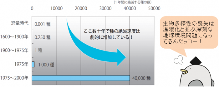 加速する絶滅スピード