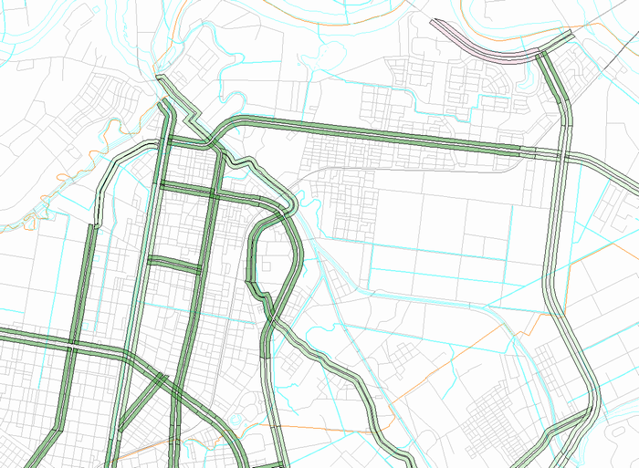 区間別集計データ　北区（北部）　夜間