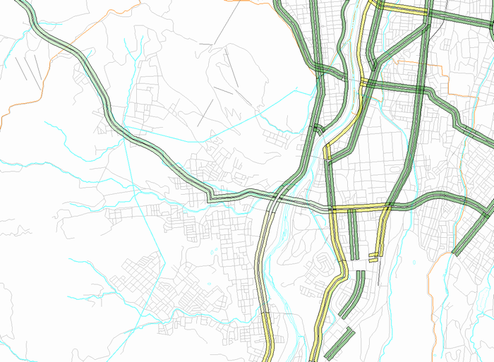 区間別集計データ　南区(北東部)　昼間