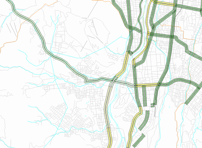 区間別集計データ　南区(北東部)　夜間