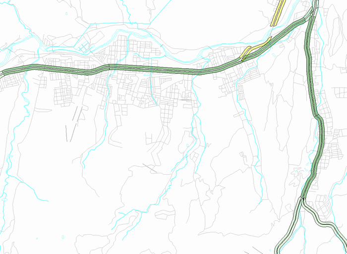 区間別集計データ　南区(南東部)　夜間