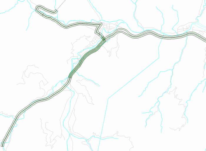 区間別集計データ　南区(西部)　夜間