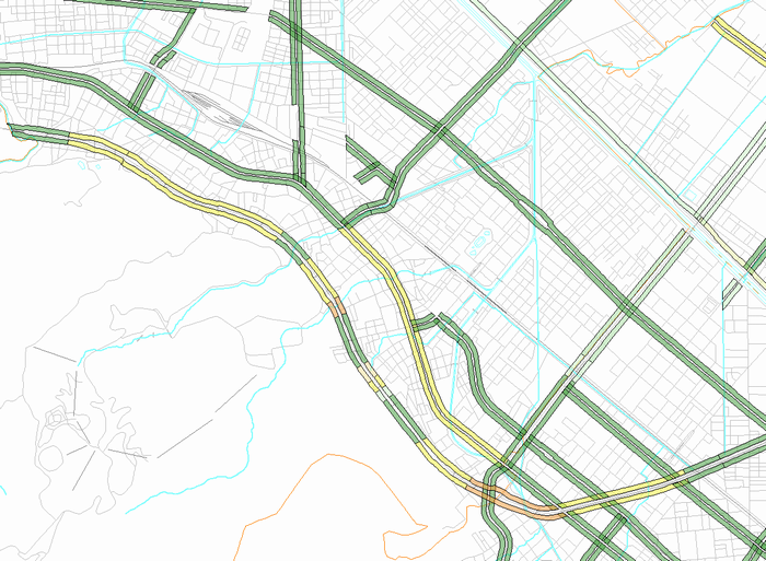 区間別集計データ　手稲区(南部)　昼間