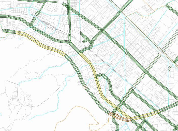 区間別集計データ　手稲区(南部)　夜間