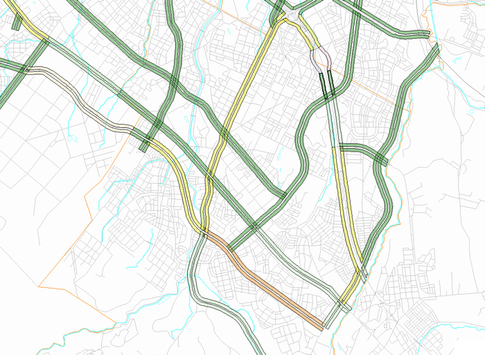 区間別集計データ　清田区　昼間