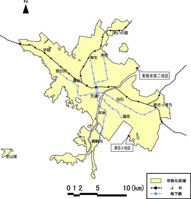 位置図：下水道の変更（2002年3月26日告示）