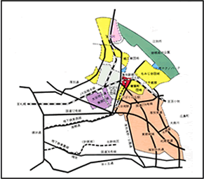 札幌市東部地域開発基本計画対象地域図