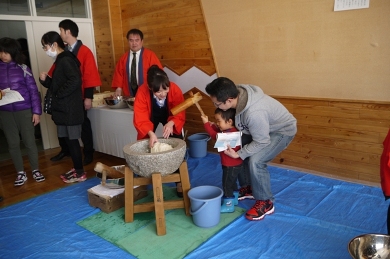 餅つき体験会