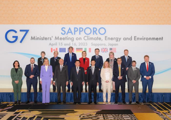 2023G7気候・エネルギー・環境大臣会合　集合写真