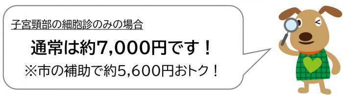 子宮がん検診料金