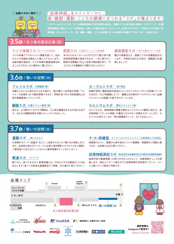 エリアヘルスコラボ3月（裏）