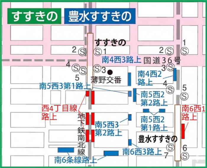 すすきのR8新設