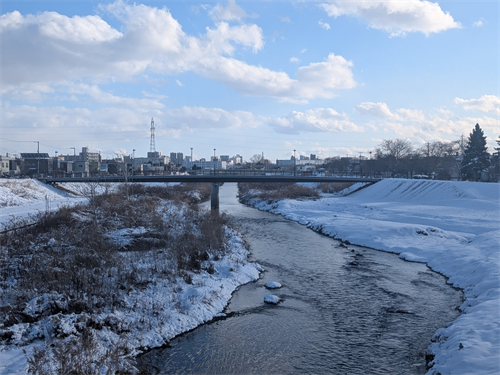厚別川の写真