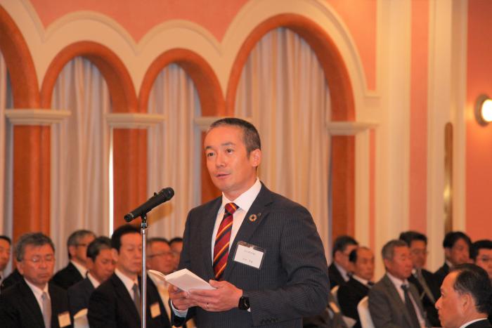 工事受賞者代表挨拶