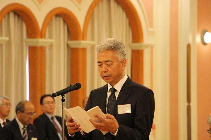 測量代表者挨拶