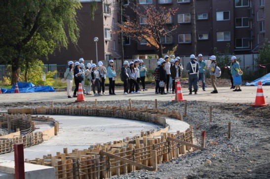 写真：月寒公園（その2）現場見学