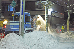 歩道の除雪