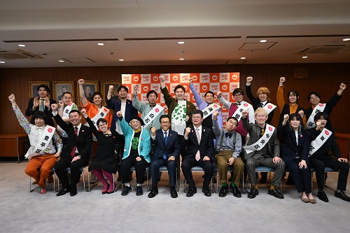 よしもととの連携協定締結式の写真2