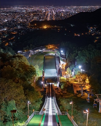 写真：大倉山からの夜景