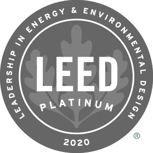 LEEDのプラチナ認証のロゴ画像