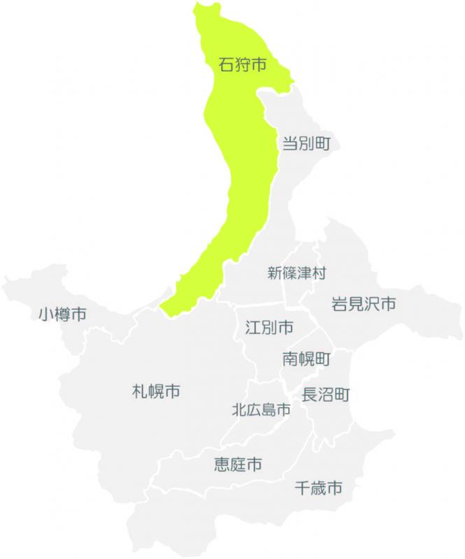 石狩市地図